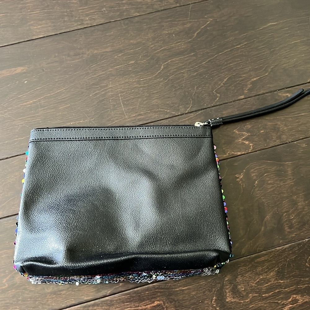 Victoria Secret sequin cosmetic bag NWOT - Picture 3 of 8